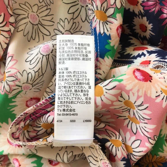 Floral Midi Dress with Open Back and slits - Picture 11 of 11